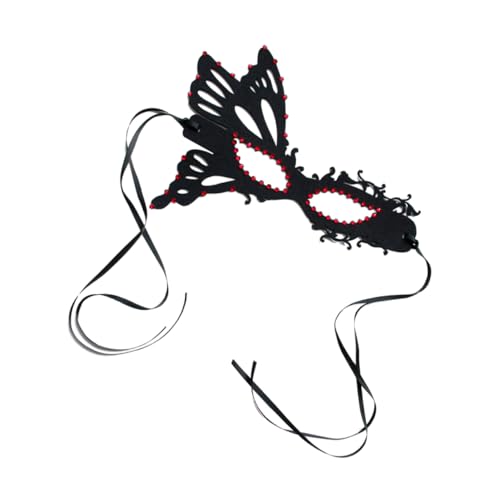 WESIEVYA Maskerade Party Maske Schmetterling Strass Halbe für Frauen Halloween Kostüm WESIEVYA Maskerade Party Maske Schmetterling Strass Halbe für Frauen Halloween Kostüm von WESIEVYA