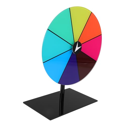 WESIEVYA Spielrad glückliche Dekoration Tablet -Handyklammern Glücksmünze gesellschaftsspiel partyspiel editierbares rotierendes Gewinnrad Rotierendes Gewinnrad auf dem Tisch Acryl WESIEVYA Spielrad glückliche Dekoration Tablet -Handyklammern Glücksmünze gesellschaftsspiel partyspiel editierbares rotierendes Gewinnrad Rotierendes Gewinnrad auf dem Tisch Acryl von WESIEVYA