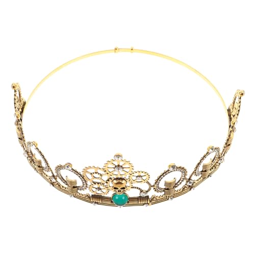 WESIEVYA Steampunk Haarreif für Damen mit Vintage und Totenschädel Design Leichter Retro Schmuck für Halloween Cosplay und Themenpartys Verstellbar und Stilvoll von WESIEVYA