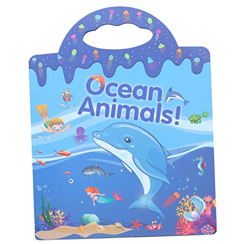 WESIEVYA Stickerbuch Mit Meeresmotiven Für Kleinkinder, Wiederverwendbares Stickerbuch, Wiederaufklebbares Stickerbuch, Meerjungfrau Stickerbuch, Stickerbücher, Ozeantier Stickerbuch, von WESIEVYA