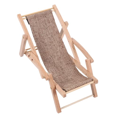 WESIEVYA Mini-strandstuhl-Set – Miniatur-loungesessel Für Das Puppenhaus Stilvoll Und Einfach Zusammenzubauen von WESIEVYA
