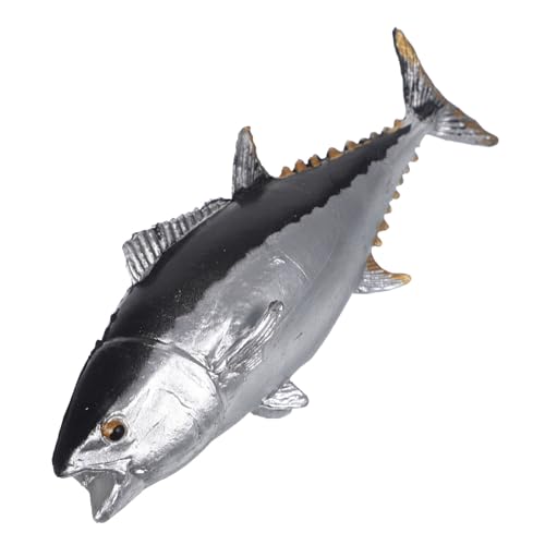 WESIEVYA Thunfisch Modell, Fischfigur, Kleine Tierfiguren, Simulationstierfiguren, Simulationstiermodell, Gefälschtes Fischmodell, Simuliertes Fischmodell, Thunfisch Erkennungsmodell, von WESIEVYA