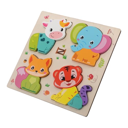 WESIEVYA Tier-Puzzles Aus Holz: Montessori-lernspielzeug Aus Holz, Formsortierspiel Für Kinder, Für Jungen Und Mädchen, Frühe Entwicklung, Vorschullernen WESIEVYA Tier-Puzzles Aus Holz: Montessori-lernspielzeug Aus Holz, Formsortierspiel Für Kinder, Für Jungen Und Mädchen, Frühe Entwicklung, Vorschullernen von WESIEVYA