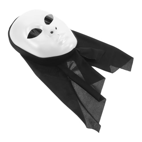 WESIEVYA Vollgesichtsmaske Halloween Weiß Elastisch Vielseitig Einsetzbar für Männer und Frauen Street Dance Party Cosplay Realistisch Detailliert Stilvoll Elegant WESIEVYA Vollgesichtsmaske Halloween Weiß Elastisch Vielseitig Einsetzbar für Männer und Frauen Street Dance Party Cosplay Realistisch Detailliert Stilvoll Elegant von WESIEVYA
