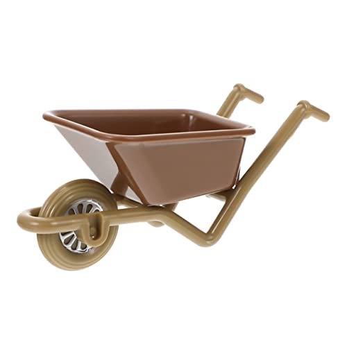 WESIEVYA Mini-bauernwagen – Miniaturwagen Aus Abs-Kunststoff – Einzigartiger Mini-einkaufswagen Für Puppenhaus-gartendekorationen von WESIEVYA