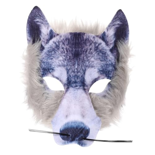 WESIEVYA Kreative Halloween Maske Aus Halbgesichtliche Cosplay-maske Für Partys Und Festivals Bequem Und Leicht Für Halloween Karneval Maskenbälle von WESIEVYA