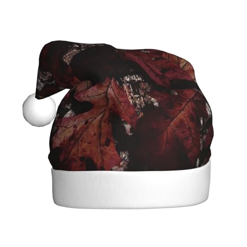 Warme & bequeme Outfitter Tuff Camo Nikolausmütze - Erwachsene Plüsch Weihnachtsmütze mit weißem Rand - Perfekte Urlaubsmütze für Weihnachten und Outdoor Festliche Partys von WESTCH