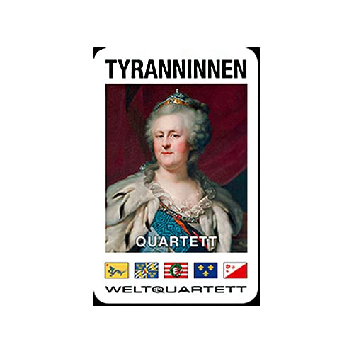 Karten Quartett Spiel + Sticker | Tyrannen I-IV Ungeziefer Kohlekraftwerke Junkfood Seuchen | (Tyranninnen) von WESTCRAFT