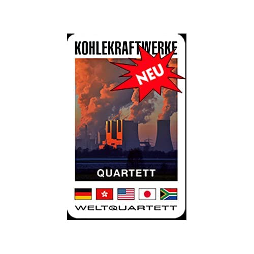 WESTCRAFT Karten Quartett Spiel + Sticker | Tyrannen I-IV Ungeziefer Marien-Erscheinung Junkfood Seuchen | (Kohlekraftwerke) von WESTCRAFT