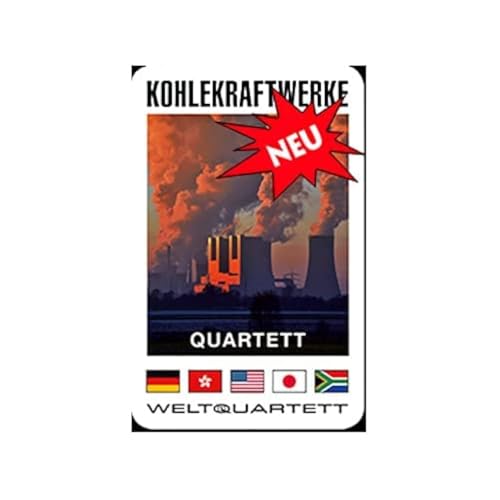 WESTCRAFT Karten Quartett Spiel + Sticker | Tyrannen I-IV Ungeziefer Marien-Erscheinung Junkfood Seuchen | (Kohlekraftwerke) von WESTCRAFT