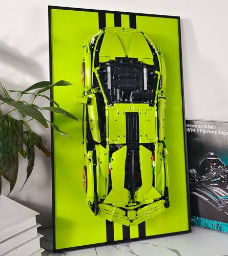 Wandtafel für Lego Technic Lamborghini Sián FKP 37 42115 Wandtafel für Lego Liebhaber Größe 75x45cm（kein Modell） von WETCEAOM