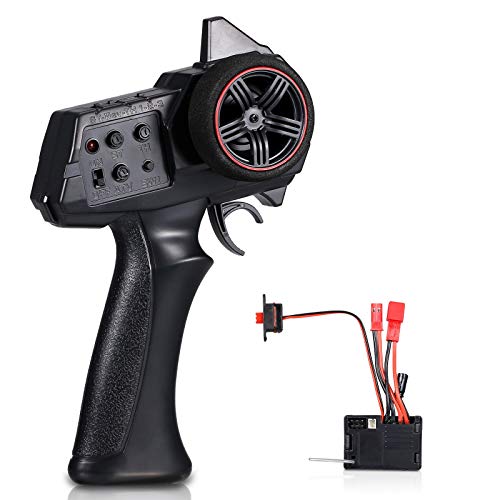 AX-7S AX7S 2.4G 3 Transmitter Remote Controller with 2 in 1 Receiver ESC for D12 MN D90 MN99S MN86 RC Car RC Boot von WETG
