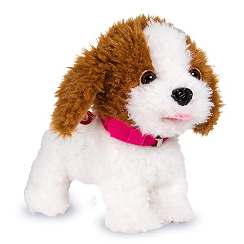 WEofferwhatYOUwant Plüsch-Labradoodle-Spielzeughund, der Ihren Sprachbefehlen gehorcht auf Englisch. Interaktive Spracherkennung. Familienspaß für Kinder und Erwachsene. Übungstraining Teddy von WEofferwhatYOUwant