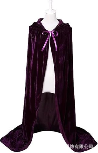 WFKKMEQ Halloween Vampir Capes, Vampir Kapuze Umhang, Hexe Cosplay Zubehör Erwachsene Kinder Kostüm Maskerade, Halloween, Familienfeier - 130cm WFKKMEQ Halloween Vampir Capes, Vampir Kapuze Umhang, Hexe Cosplay Zubehör Erwachsene Kinder Kostüm Maskerade, Halloween, Familienfeier - 130cm von WFKKMEQ
