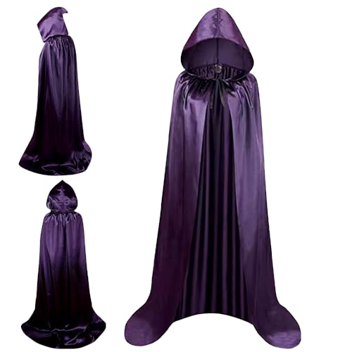 WFKKMEQ Halloween Vampir Capes, Vampir Kapuze Umhang, Hexe Cosplay Zubehör Erwachsene Kinder Kostüm Maskerade, Halloween, Familienfeier - 150cm WFKKMEQ Halloween Vampir Capes, Vampir Kapuze Umhang, Hexe Cosplay Zubehör Erwachsene Kinder Kostüm Maskerade, Halloween, Familienfeier - 150cm von WFKKMEQ