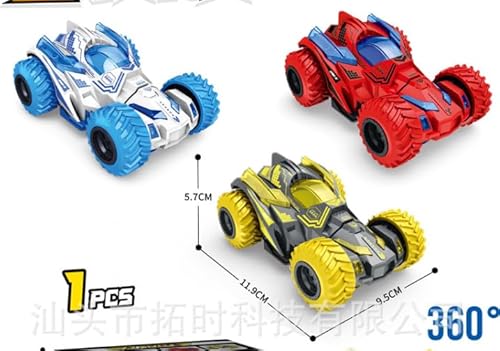 WFKKMEQ Spielzeugauto, 3 Stück Truck Auto Spielzeug Kinder Reibung Zurückziehen 360 Drehung Trägheit Fahrzeug Rotierendes Geländewagen Spielzeugauto Geschenk für Kinder WFKKMEQ Spielzeugauto, 3 Stück Truck Auto Spielzeug Kinder Reibung Zurückziehen 360 Drehung Trägheit Fahrzeug Rotierendes Geländewagen Spielzeugauto Geschenk für Kinder von WFKKMEQ