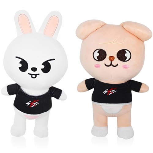 WFRPABY 2 PCS Stray-K Plüsch,Stray-K Plüschtier,Cartoon Plüschtier Spielzeug,25cm SüßEs SKZ Kuscheltier Spielzeug,Niedliches TierplüSchtier, für Kinder und Fan WFRPABY 2 PCS Stray-K Plüsch,Stray-K Plüschtier,Cartoon Plüschtier Spielzeug,25cm SüßEs SKZ Kuscheltier Spielzeug,Niedliches TierplüSchtier, für Kinder und Fan von WFRPABY