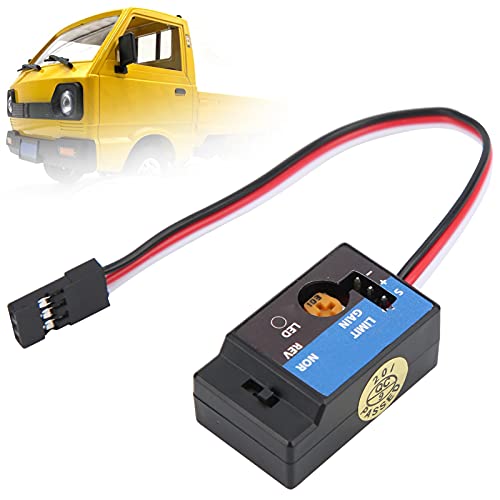 Mini -Gyro, RC -Gyro -Empfindlichkeit Einstellbarer RC Racing Car Mini Hilfsgyroskop Zum Driften des Hochstabilitätsgyroskops für WPL D12 von WGFOIP