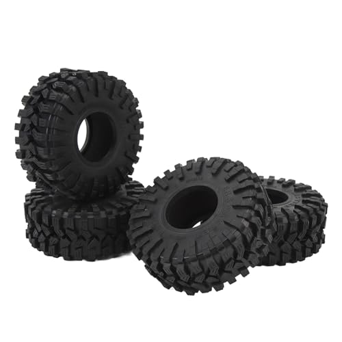 WGFOIP 4pcs RC Crawler -Reifen 1,9 Zoll, Gummi -Stoßdämpfungsabsorptionswiderstandsrad -Reifen -Reifen für 1/10 Fernbedienungssteuer -Crawler -Auto, Schwarz WGFOIP 4pcs RC Crawler -Reifen 1,9 Zoll, Gummi -Stoßdämpfungsabsorptionswiderstandsrad -Reifen -Reifen für 1/10 Fernbedienungssteuer -Crawler -Auto, Schwarz von WGFOIP