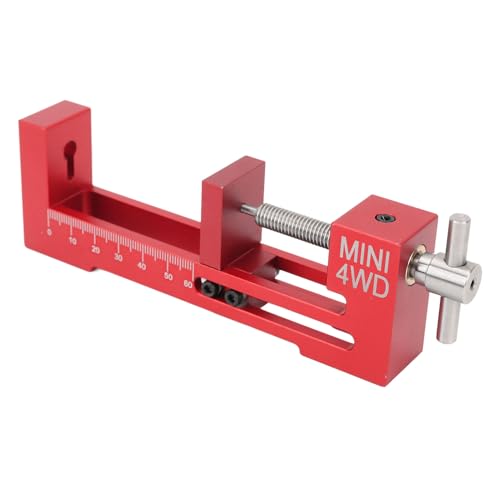 WGFOIP Aluminiumlegierung 4 -Radantriebsreifen Installateur, RC Auto Wheel Lauer Tool für Einfache Reifenanpassung und Austausch (Rot) von WGFOIP