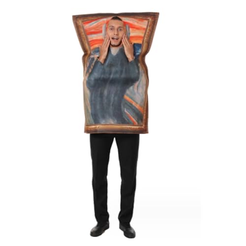 WGFOIP Funny Mural Scream Kostüm van Gogh Schreien Wandloch -Halloween Classic Cosplay -Kostüm für Weihnachten, Halloween, Cosplay, Party, Karneval, Festival WGFOIP Funny Mural Scream Kostüm van Gogh Schreien Wandloch -Halloween Classic Cosplay -Kostüm für Weihnachten, Halloween, Cosplay, Party, Karneval, Festival von WGFOIP