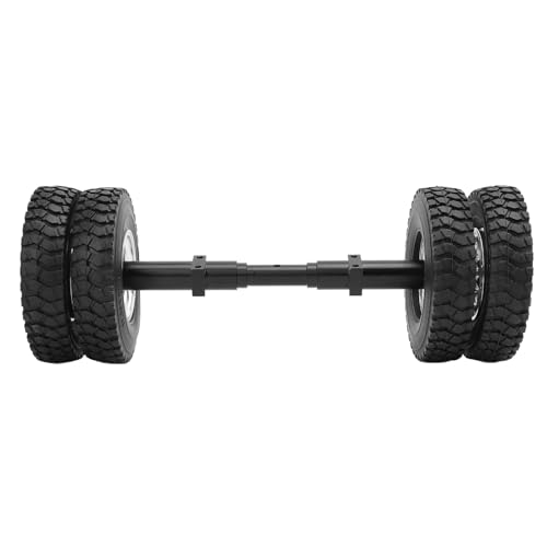 WGFOIP Nicht Angetriebener Hinterachetrier -Reifen 1/14 RC -Anhänger -Traktor -Ersatzzubehör mit Aluminium -Leichtmetallrad -Hub für Hohe Trag- und Stabiles Fahren WGFOIP Nicht Angetriebener Hinterachetrier -Reifen 1/14 RC -Anhänger -Traktor -Ersatzzubehör mit Aluminium -Leichtmetallrad -Hub für Hohe Trag- und Stabiles Fahren von WGFOIP