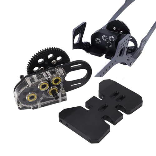 WGFOIP RC Car Middle Getriebe Hülle Schale, Kohlefaser Zwei -Tote -Box mit Motorrad für Scx10 III III Capra WGFOIP RC Car Middle Getriebe Hülle Schale, Kohlefaser Zwei -Tote -Box mit Motorrad für Scx10 III III Capra von WGFOIP