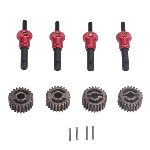 WGFOIP RC -Portal -Stubachse -Antriebswelle, Professionelle Stahl- und Aluminiumlegierung RC -Autozubehör mit 8258 Getriebe, Effizienterer Antriebsantrieb für 1/10 Auto, Einfach zu WGFOIP RC -Portal -Stubachse -Antriebswelle, Professionelle Stahl- und Aluminiumlegierung RC -Autozubehör mit 8258 Getriebe, Effizienterer Antriebsantrieb für 1/10 Auto, Einfach zu von WGFOIP