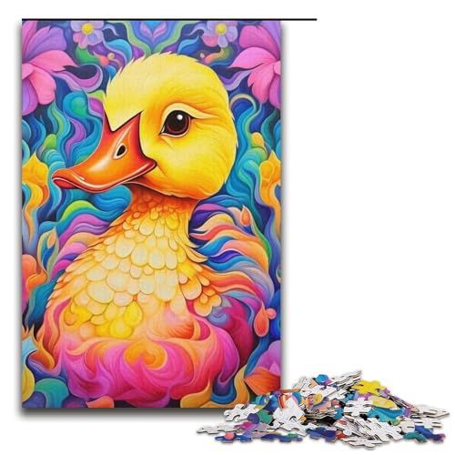 1000 Teile Bunte Kunst-Enten-Puzzles für Erwachsene, EIN Kunstwerk für Teenager ab 14 Jahren, 14,96 x 10,24 Zoll 1000 Teile Bunte Kunst-Enten-Puzzles für Erwachsene, EIN Kunstwerk für Teenager ab 14 Jahren, 14,96 x 10,24 Zoll von WGLINGX