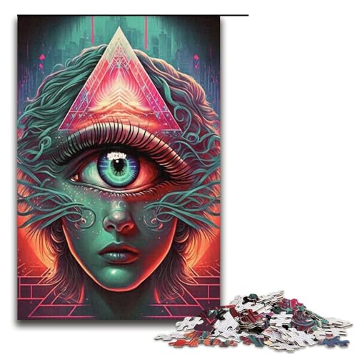 1000 Teile Farbpuzzle für Erwachsene, EIN Kunstwerk für Schüler und Jugendliche ab 14 Jahren, 38,1 x 26,9 cm 1000 Teile Farbpuzzle für Erwachsene, EIN Kunstwerk für Schüler und Jugendliche ab 14 Jahren, 38,1 x 26,9 cm von WGLINGX