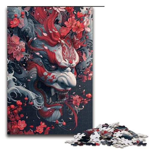 1000 Teile Puzzle „Alte japanische Masken“, Geschenke, Puzzle für Erwachsene, Künstlersammlung, bildende Kunst für Teenager ab 14 Jahren, 50 x 75 cm 1000 Teile Puzzle „Alte japanische Masken“, Geschenke, Puzzle für Erwachsene, Künstlersammlung, bildende Kunst für Teenager ab 14 Jahren, 50 x 75 cm von WGLINGX
