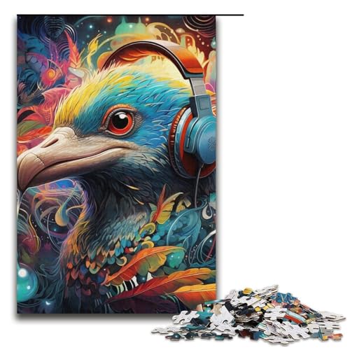 1000 Teile Puzzle Farbige Ente Puzzle für Erwachsene Kartonpuzzle Lernspiel 14,96x10,24 Zoll von WGLINGX