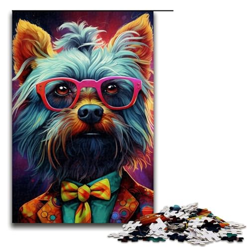 1000 Teile Puzzle Farbiges Hundepuzzle für Erwachsene Holzpuzzle Lernspiel 19,69x29,53 Zoll 1000 Teile Puzzle Farbiges Hundepuzzle für Erwachsene Holzpuzzle Lernspiel 19,69x29,53 Zoll von WGLINGX