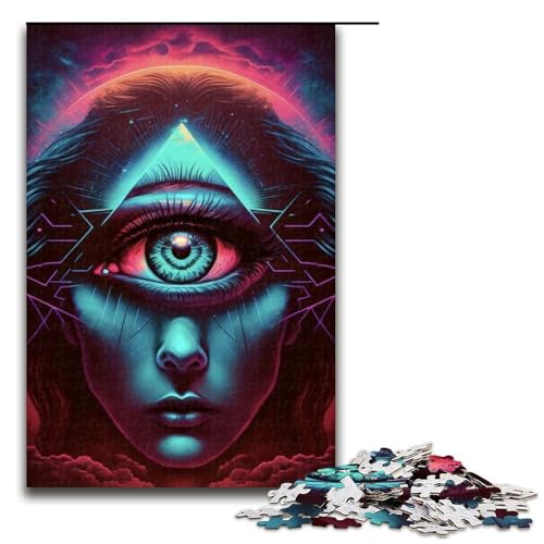 1000 Teile Puzzle Farbpuzzle für Schüler Erwachsene Holzpuzzle Lernspiel 19,69x29,53 Zoll 1000 Teile Puzzle Farbpuzzle für Schüler Erwachsene Holzpuzzle Lernspiel 19,69x29,53 Zoll von WGLINGX