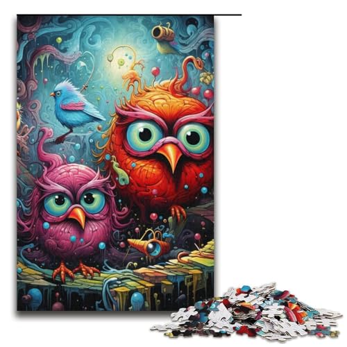 1000 Teile Puzzle Farbvogel-Puzzle für Erwachsene, Kartonpuzzle, Lernspiel, 14,96 x 10,24 Zoll 1000 Teile Puzzle Farbvogel-Puzzle für Erwachsene, Kartonpuzzle, Lernspiel, 14,96 x 10,24 Zoll von WGLINGX