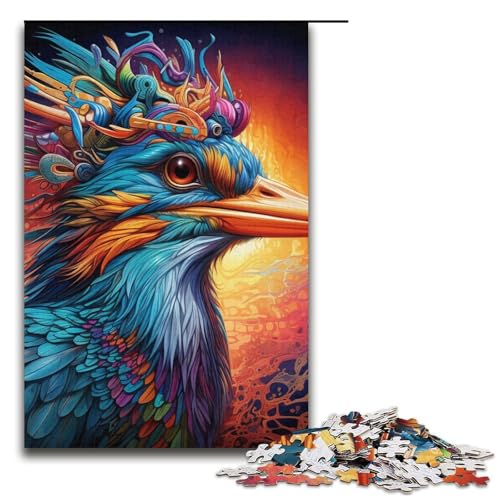 1000 Teile Puzzle Farbvogel-Puzzle für Erwachsene, Kartonpuzzle, Lernspiel, 14,96 x 10,24 Zoll 1000 Teile Puzzle Farbvogel-Puzzle für Erwachsene, Kartonpuzzle, Lernspiel, 14,96 x 10,24 Zoll von WGLINGX