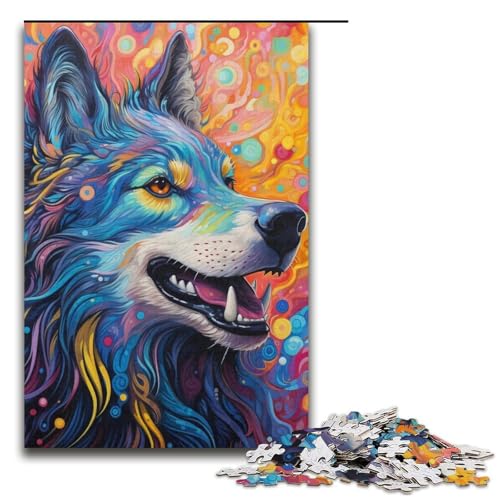 1000 Teile Puzzle Farbwolf Puzzle für Erwachsene Kartonpuzzle Lernspiel 14,96x10,24 Zoll 1000 Teile Puzzle Farbwolf Puzzle für Erwachsene Kartonpuzzle Lernspiel 14,96x10,24 Zoll von WGLINGX