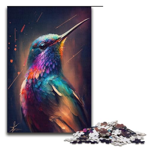 1000 Teile Puzzle für Erwachsene, Puzzles, Geschenke, Schönes Kolibri-Puzzle, Familienspiele für Erwachsene, 38 x 26 cm 1000 Teile Puzzle für Erwachsene, Puzzles, Geschenke, Schönes Kolibri-Puzzle, Familienspiele für Erwachsene, 38 x 26 cm von WGLINGX