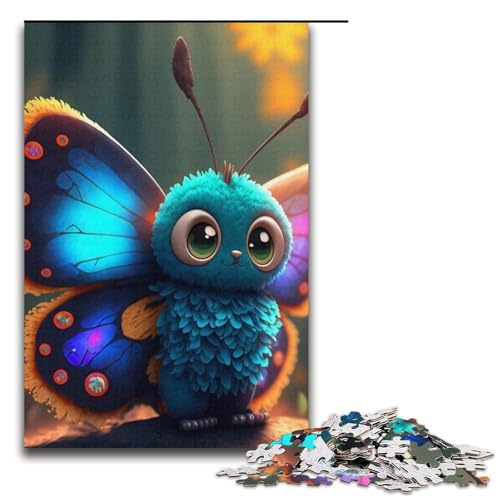 1000 Teile Schmetterlings-Baby-Puzzle für Erwachsene, Puzzle, EIN Kunstwerk für Teenager ab 14 Jahren, 14,96 x 10,24 Zoll von WGLINGX