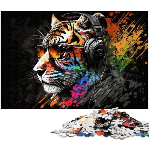1000 Teile für Erwachsene, Farbtiger-Puzzle für Erwachsene, Holzpuzzle, anspruchsvolles Spiel, Größe 50 x 75 cm 1000 Teile für Erwachsene, Farbtiger-Puzzle für Erwachsene, Holzpuzzle, anspruchsvolles Spiel, Größe 50 x 75 cm von WGLINGX