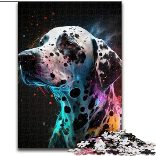 1000-teiliges Dalmatiner-Puzzle aus Pappe. Anspruchsvolles DIY-Denkspiel, interaktive Familienaktivität (Größe 26x38cm) von WGLINGX