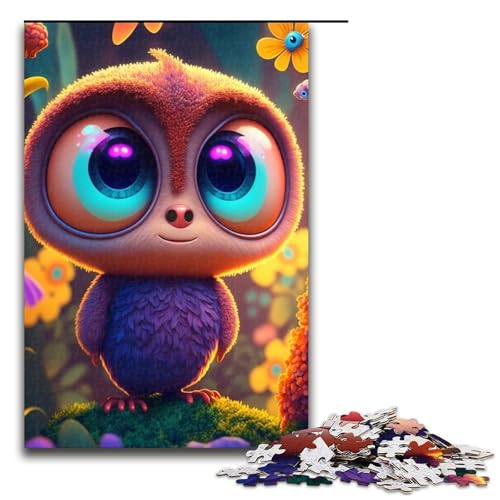 1000-teiliges Holzpuzzle „Baby-Eule“ für Erwachsene – anspruchsvolles Spiel, 75 x 50 cm 1000-teiliges Holzpuzzle „Baby-Eule“ für Erwachsene – anspruchsvolles Spiel, 75 x 50 cm von WGLINGX