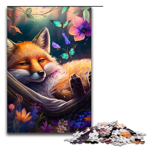 1000-teiliges Holzpuzzle „Schöner Fuchs“ für Erwachsene – anspruchsvolles Spiel, 75 x 50 cm 1000-teiliges Holzpuzzle „Schöner Fuchs“ für Erwachsene – anspruchsvolles Spiel, 75 x 50 cm von WGLINGX
