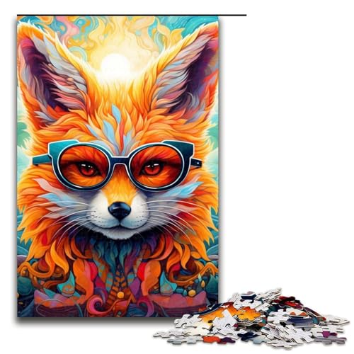 1000-teiliges Holzpuzzle mit Tierfuchs für Erwachsene – anspruchsvolles Spiel 29,53 x 19,69 Zoll 1000-teiliges Holzpuzzle mit Tierfuchs für Erwachsene – anspruchsvolles Spiel 29,53 x 19,69 Zoll von WGLINGX