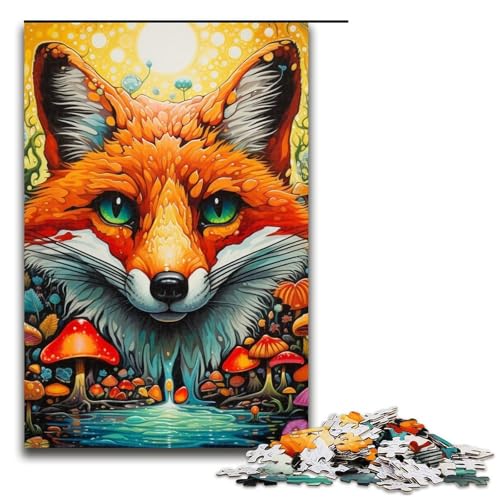 1000-teiliges Holzpuzzle mit Tierfüchsen für Erwachsene – anspruchsvolles Spiel 29,53 x 19,69 Zoll 1000-teiliges Holzpuzzle mit Tierfüchsen für Erwachsene – anspruchsvolles Spiel 29,53 x 19,69 Zoll von WGLINGX