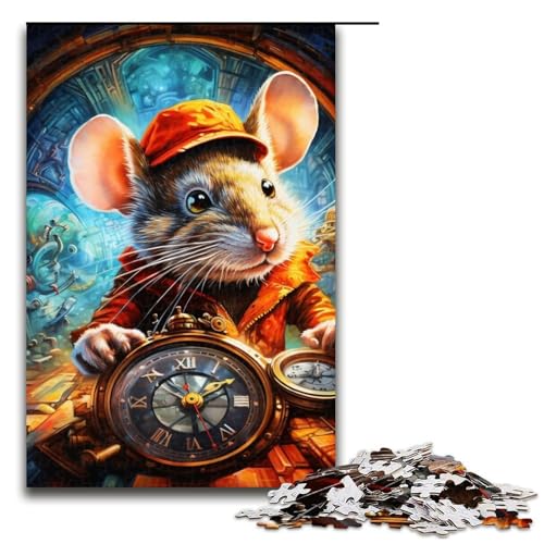 1000-teiliges Holzpuzzle mit Tiermaus für Erwachsene – anspruchsvolles Spiel 29,53 x 19,69 Zoll 1000-teiliges Holzpuzzle mit Tiermaus für Erwachsene – anspruchsvolles Spiel 29,53 x 19,69 Zoll von WGLINGX