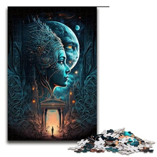 1000-teiliges Holzpuzzle mit außerirdischer Planetenlandschaft für Erwachsene – anspruchsvolles Spiel 29,53 x 19,69 Zoll 1000-teiliges Holzpuzzle mit außerirdischer Planetenlandschaft für Erwachsene – anspruchsvolles Spiel 29,53 x 19,69 Zoll von WGLINGX