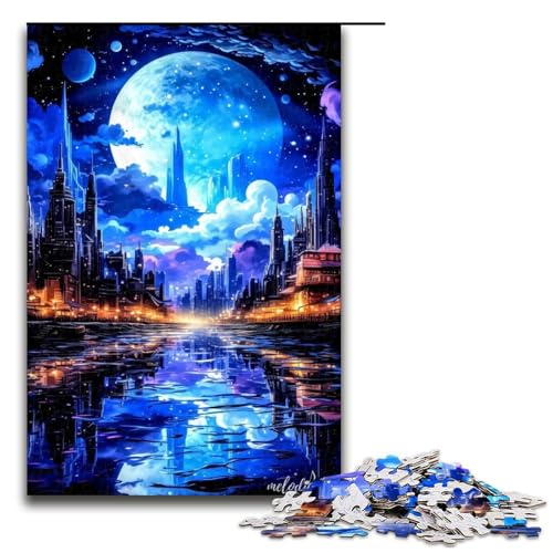 1000-teiliges Holzpuzzle mit außerirdischer Planetenlandschaft für Erwachsene – anspruchsvolles Spiel 29,53 x 19,69 Zoll 1000-teiliges Holzpuzzle mit außerirdischer Planetenlandschaft für Erwachsene – anspruchsvolles Spiel 29,53 x 19,69 Zoll von WGLINGX