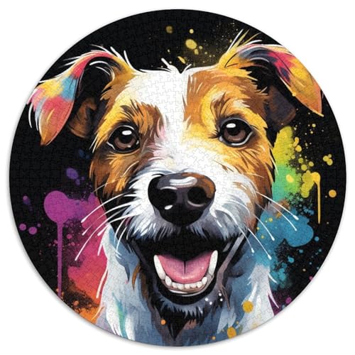 1000-teiliges Hundepuzzle für Erwachsene, anspruchsvolles Denkspiel für Teenager, Spaß für den Spieleabend mit der Familie (67,5x67,5cm) von WGLINGX