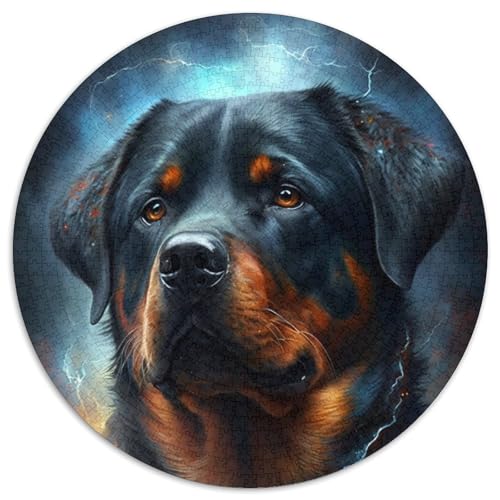 1000-teiliges Hundepuzzle für Erwachsene, anspruchsvolles Denkspiel für Teenager, Spaß für den Spieleabend mit der Familie (67,5x67,5cm) von WGLINGX